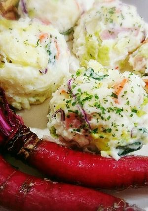 彩り楽しむ♥ポテトサラダ-レシピのメイン写真
