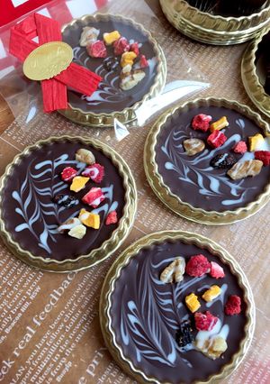 簡単♪バレンタインディスクチョコレート-レシピのメイン写真