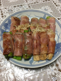 アスパラベーコン、えのきベーコン-レシピのメイン写真