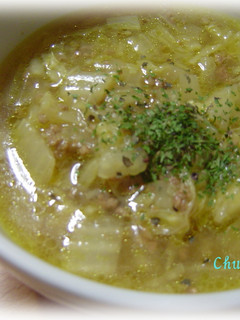 ぽっかぽか♪とろとろ白菜カレースープ-レシピのメイン写真