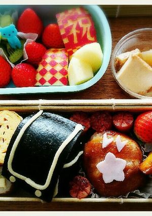 【キャラ弁】祝 卒業 弁当-レシピのメイン写真