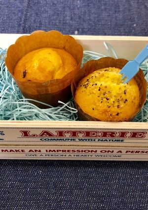 気まぐれさんバレンタイン2種カップケーキ-レシピのメイン写真