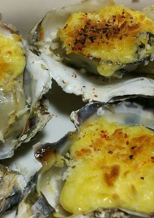 おっさんの殻付き牡蠣のマヨパン粉焼き-レシピのメイン写真