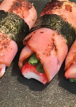 インゲンとかにかま☆ベーコン巻き☆弁当に-レシピのメイン写真