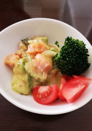 アボカドとサーモンの北欧風サラダ-レシピのメイン写真