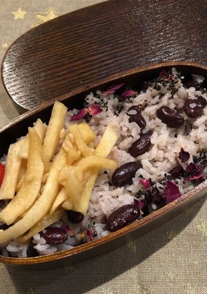 赤いんげん豆の赤飯-レシピのメイン写真