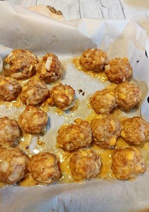 ほったからしオーブンおかず☆大豆肉団子-レシピのメイン写真
