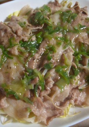 エコ葱タレで！簡単☆豚肉のレンジ蒸し-レシピのメイン写真