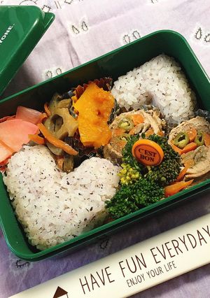 バレンタイン♪ラブラブはあと弁当-レシピのメイン写真