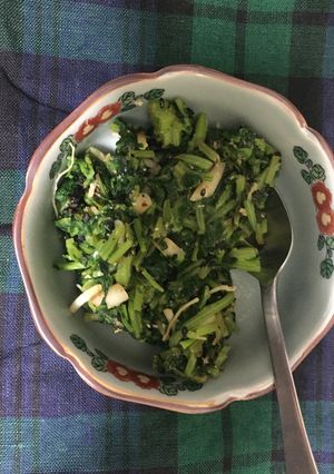 ご飯のお供 大根の菜っぱのよごし-レシピのメイン写真