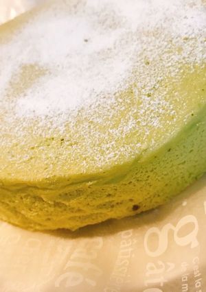 抹茶のスフレチーズケーキ-レシピのメイン写真