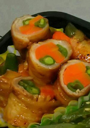 ★人参とインゲンの肉巻き★-レシピのメイン写真