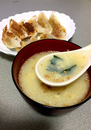 お湯を注ぐだけ！まろやか卵の中華スープ-レシピのメイン写真