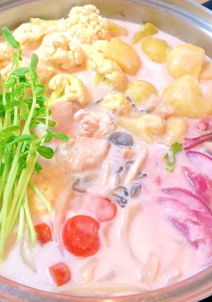 赤カブ入り クリーム鍋-レシピのメイン写真
