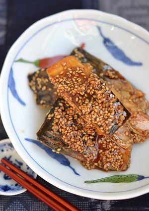 塩サバの甘辛ごま照り焼き【作り置き】-レシピのメイン写真