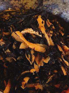 人参ひじき煮-レシピのメイン写真