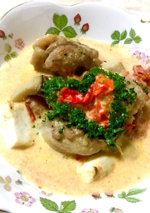 鶏肉とエリンギとトマトクリーム煮-レシピのメイン写真
