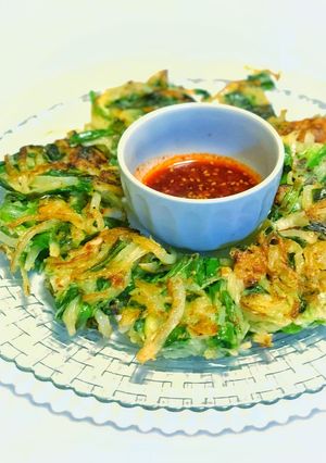 牡蠣のエキスと野菜の水分で焼く牡蠣チヂミ-レシピのメイン写真