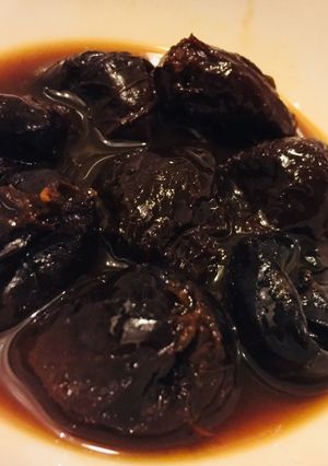 カップでチンするプルーン紅茶煮-レシピのメイン写真