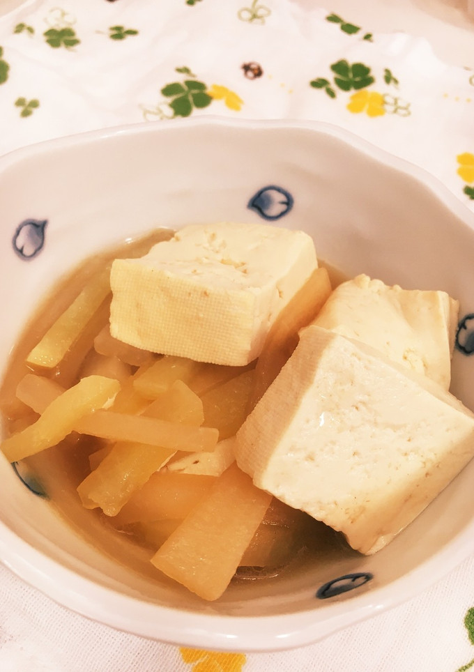☆簡単取り分け可☆豆腐と大根のからし大根-レシピのメイン写真