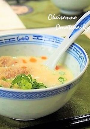 坦々風！豆乳スープワンタン　-レシピのメイン写真