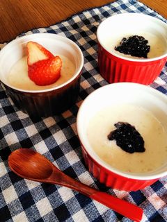 餅で新食感♡食べるレアチーズクリーム✢-レシピのメイン写真