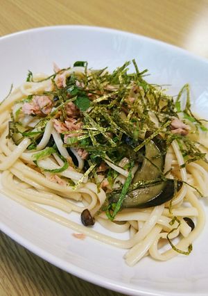 うどんde和風パスタ-レシピのメイン写真