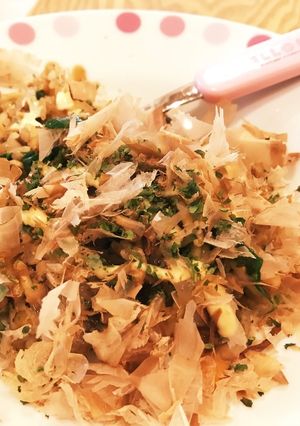ほうれん草と大豆ひき肉で簡単そばめし-レシピのメイン写真