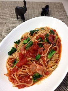 トマト缶deパスタ-レシピのメイン写真