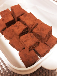 お豆腐の生チョコ-レシピのメイン写真