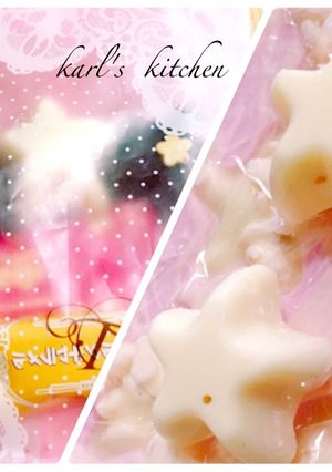材料2つライスパフホワイトチョコレート-レシピのメイン写真
