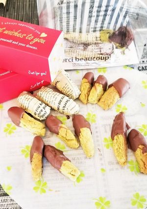 バレンタイン大量ならクッキーチョコ-レシピのメイン写真