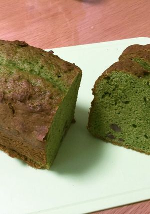 抹茶で生クリームパウンドケーキ-レシピのメイン写真