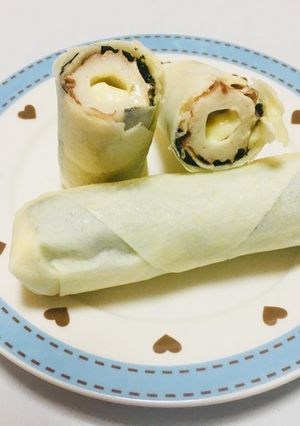 ◎ちくわとチーズの春巻き-レシピのメイン写真