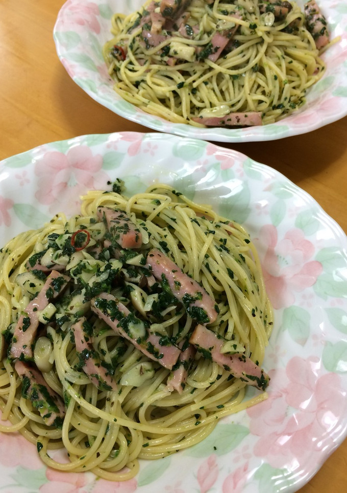 ベーコンとほうれん草のジェノベーゼ風-レシピのメイン写真