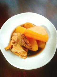 桜島大根の煮物(お肉は何でも)-レシピのメイン写真
