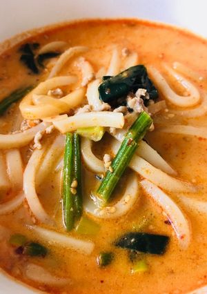 1人ランチに！豆乳担々うどん-レシピのメイン写真