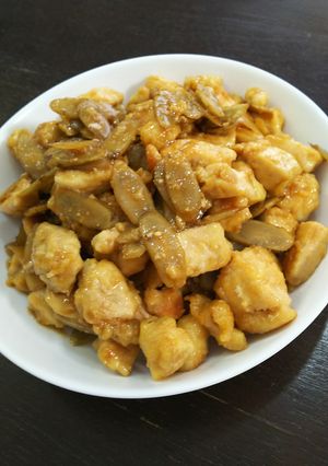 ゴボウと鶏肉の甘辛炒め煮-レシピのメイン写真