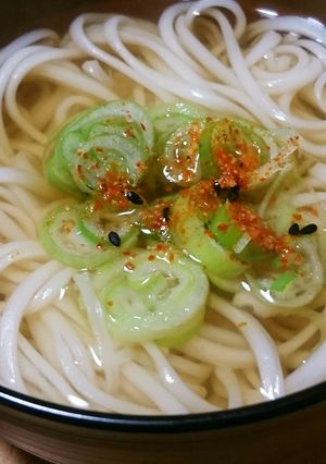 お夜食に…素うどん…(๑ºัºั๑)♡-レシピのメイン写真