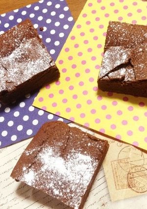 ５つの材料でガトーショコラ-レシピのメイン写真