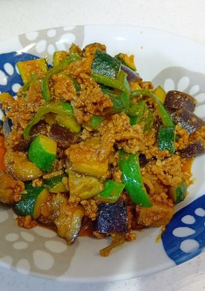 夏野菜ドライカレー-レシピのメイン写真