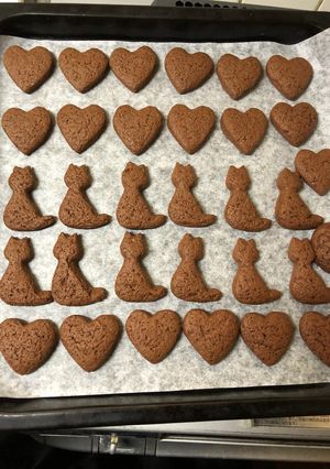 卵不使用でバター少なめのココアクッキー-レシピのメイン写真