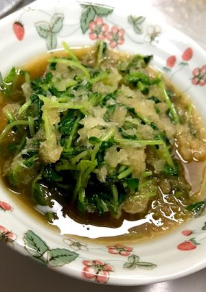 豆苗のおろし和え-レシピのメイン写真