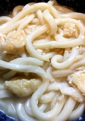 簡単にんにくうどん-レシピのメイン写真