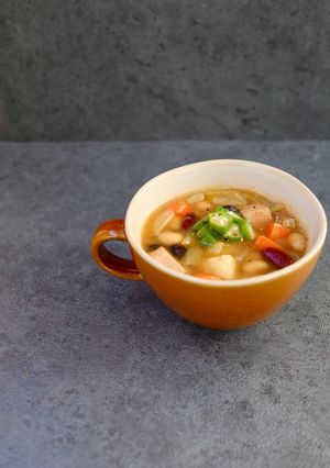 ［カレー コンソメスープ たっぷり野菜］-レシピのメイン写真