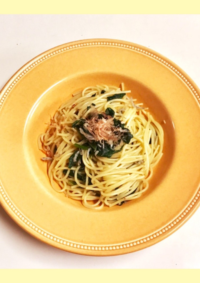 時短◎ほうれん草としらすの和風パスタ-レシピのメイン写真