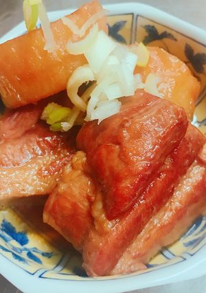 圧力鍋でトロける大根と豚バラの角煮-レシピのメイン写真