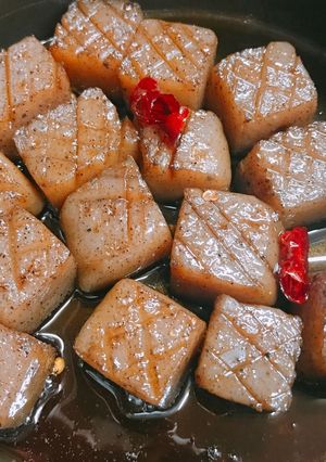 ごま油が香る甘辛い こんにゃくの煮物-レシピのメイン写真