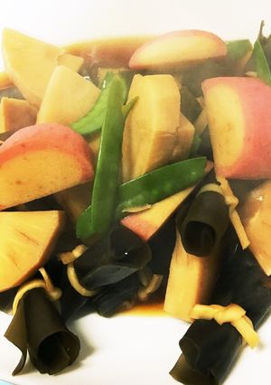 筍と昆布と蒲鉾の煮物-レシピのメイン写真