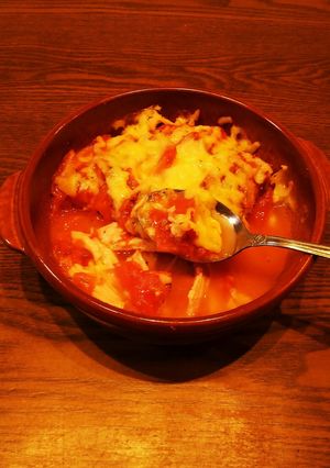 簡単美味しい！トマトスープグラタン-レシピのメイン写真